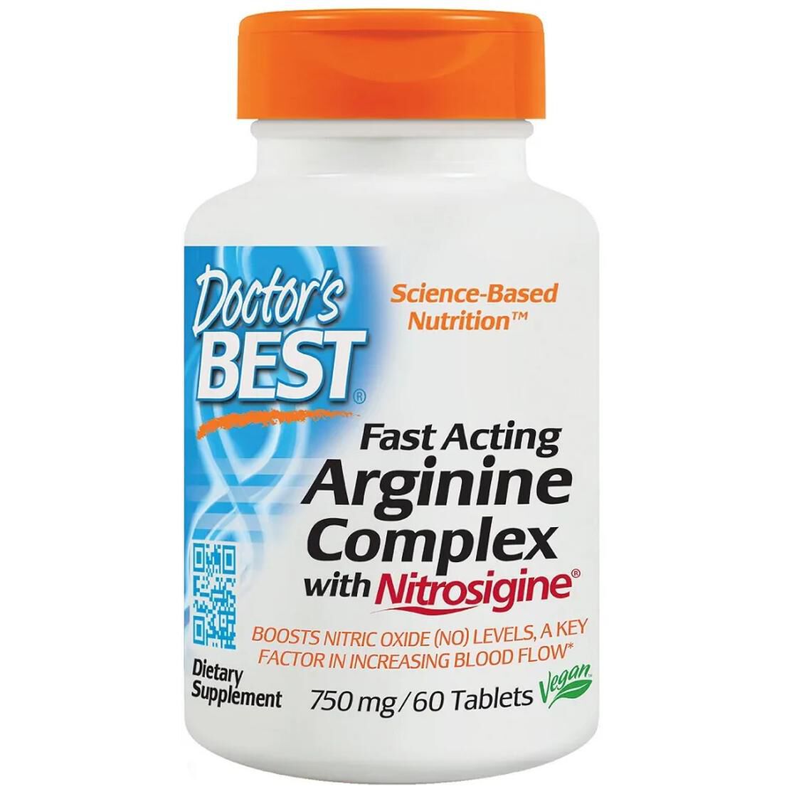 Doctor's Best Snabbverkande Argininkomplex med Nitrosigin