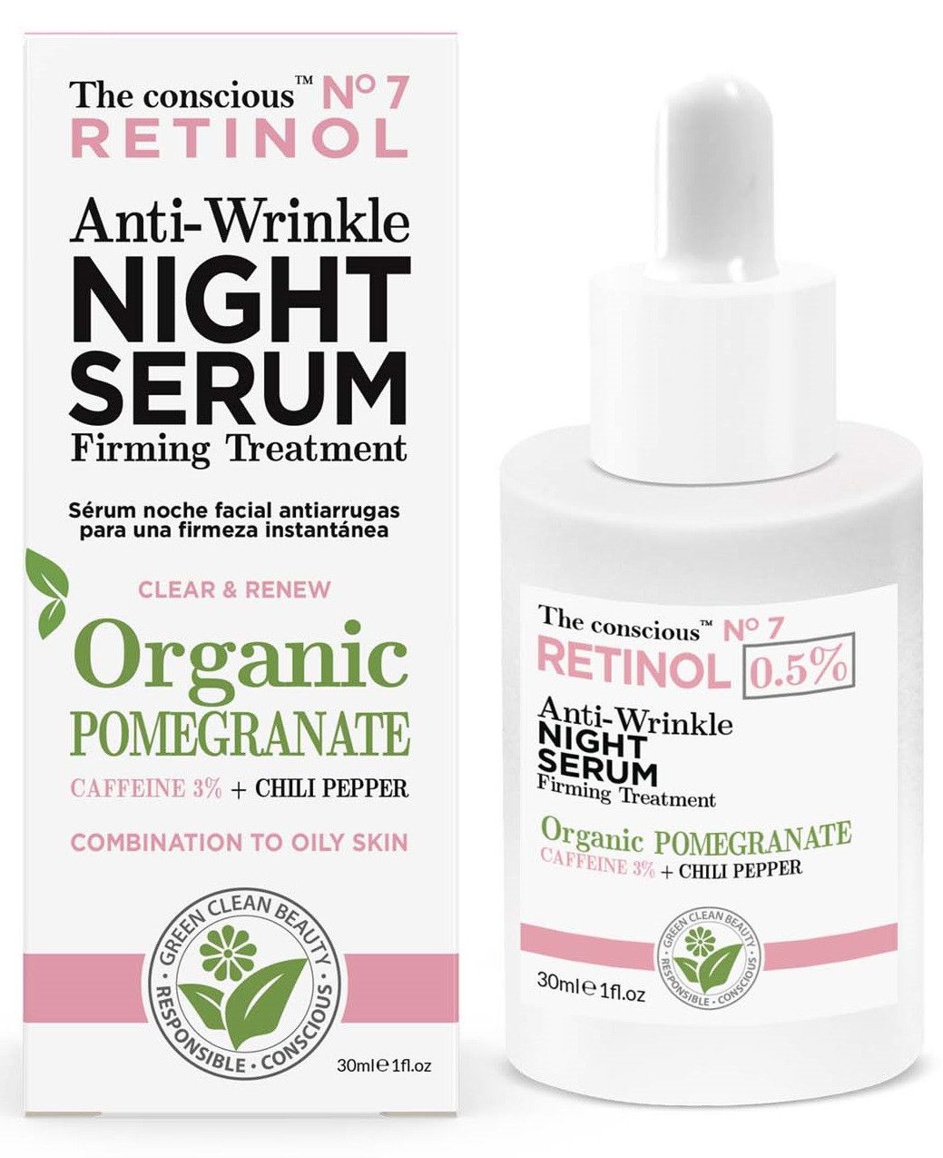 Serum protiv bora s 0,5% retinola i 3% kofeina Kreme protiv bora i starenja