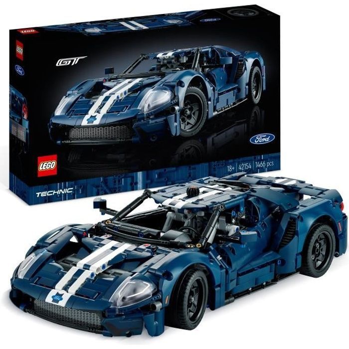 LEGO® Technic 42154 Ford GT 2022, Modelbil til Voksne, Skala 1:12, Avanceret Niveau