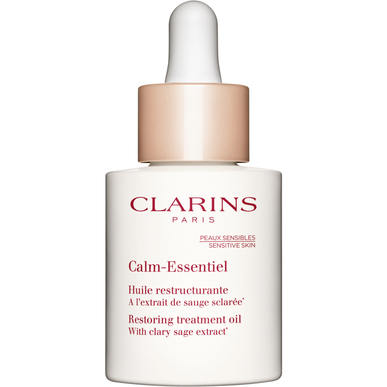 Clarins Calm Essentiel Huile Restructurante ravitseva ja korjaava kasvoöljy herkälle iholle 30 ml