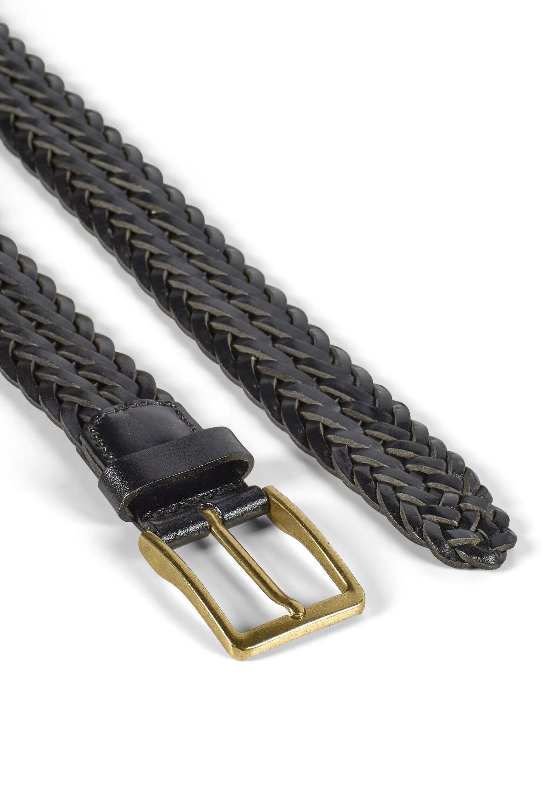 Howard London ANDREW - Gevlochten riem - zwart