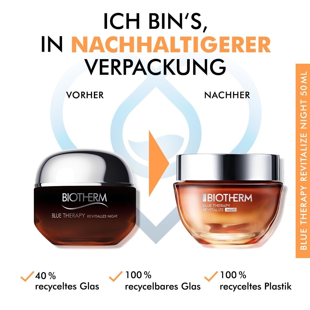 „Biotherm Nachtcreme Blue Therapy“ kremas nuo saulės, 50 ml.