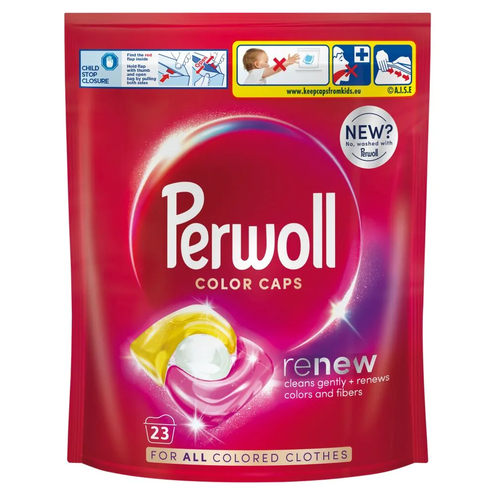 Perwoll Renew Caps Color Kapsułki do prania 23 szt