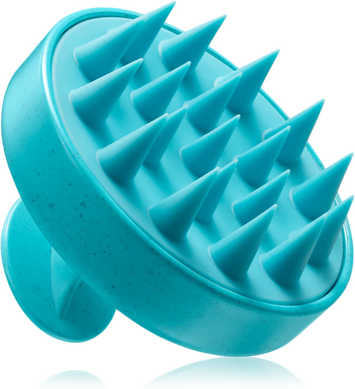Escova de Massagem para Couro Cabeludo Moroccanoil: escova de massagem para fortalecer o couro cabeludo e os folículos capilares.