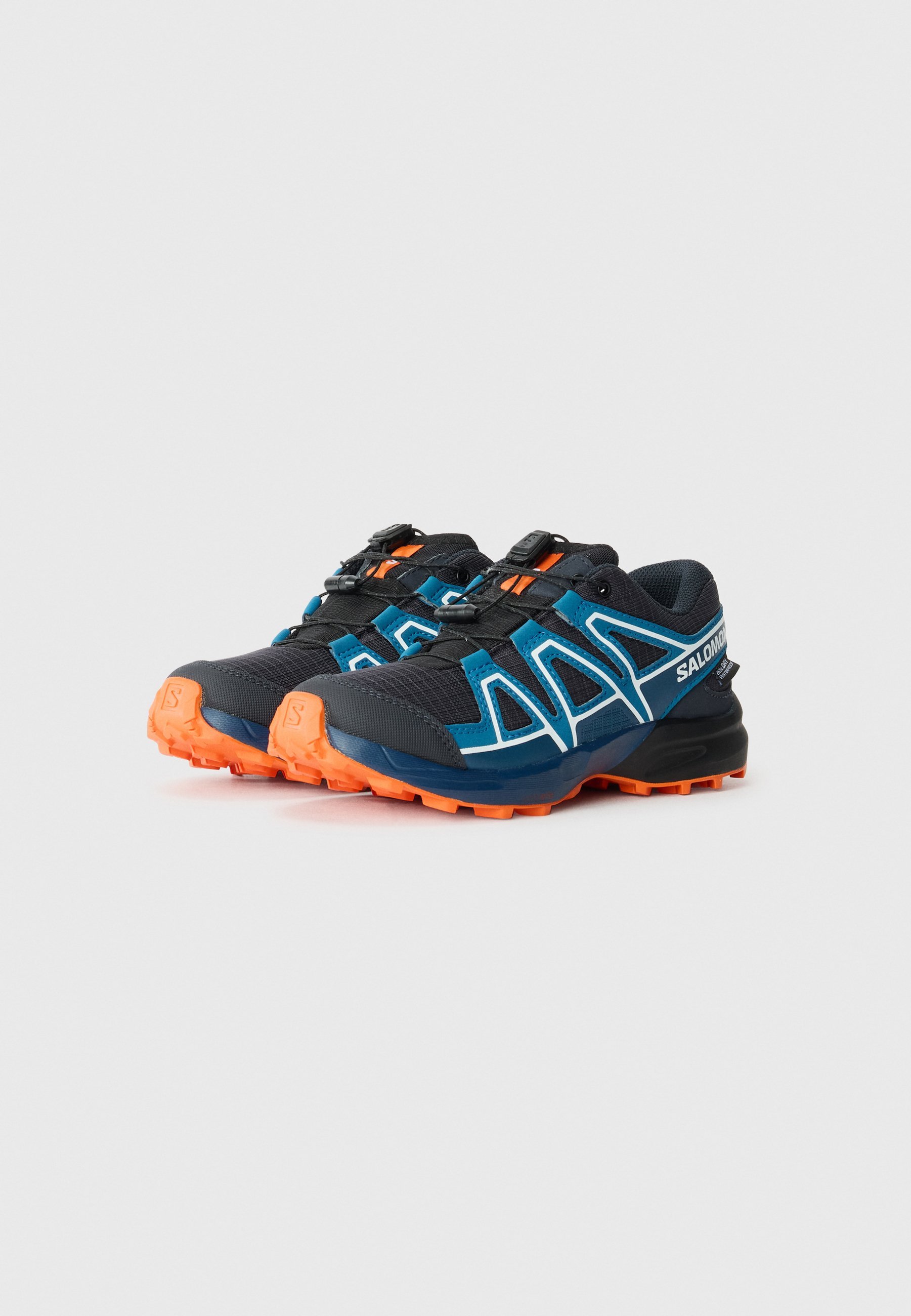 Salomon SPEEDCROSS UNISEXE - Chaussures de randonnée - bleu marine foncé/bleu foncé/rouge orangé
