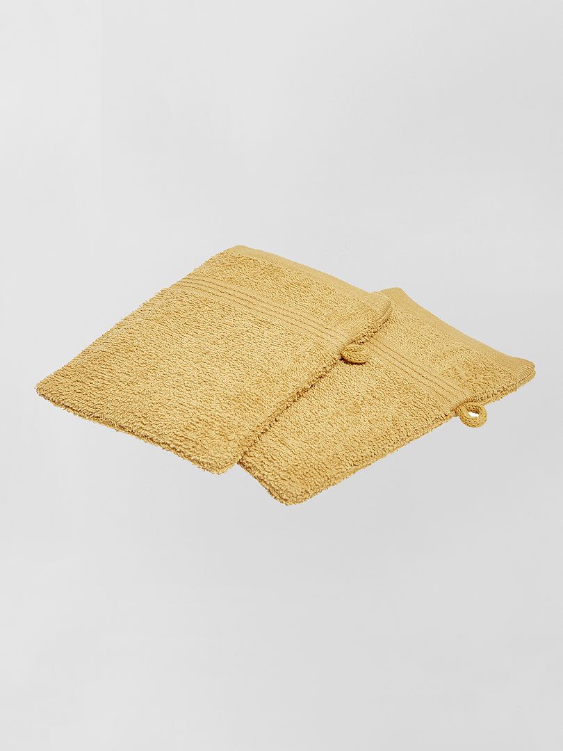 Set van 2 badhandschoenen - BEIGE