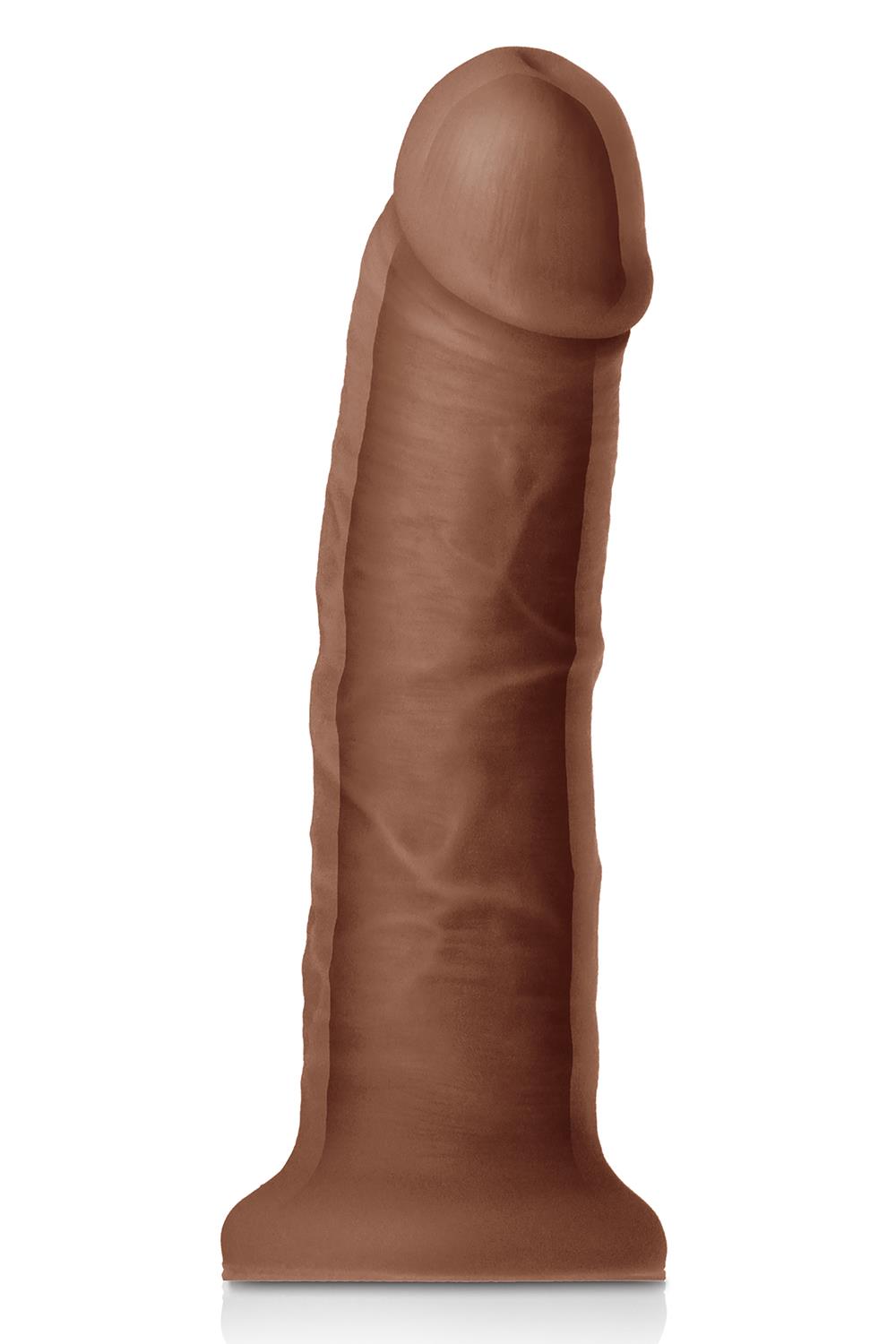 NS Novelties Dildo cu densitate dublă, circumferință de 7 inch, maro