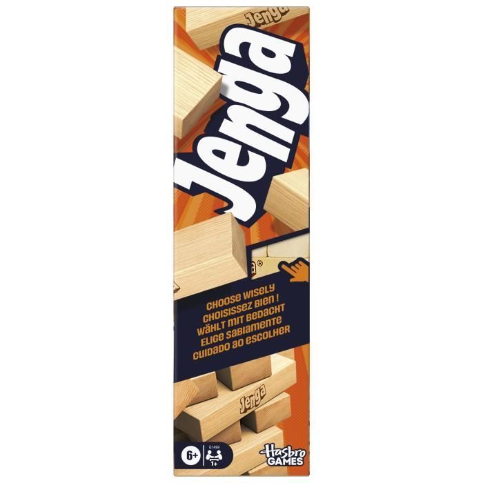 Jenga, Party game, Game with digital dice, Hasbro Games, Ages 8+