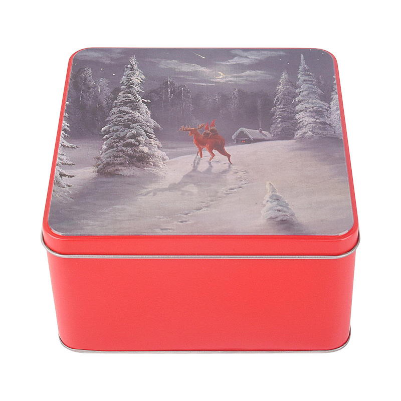 Weihnachtskeksdose von Cuisine, 14,5 x 14,5 x 8 cm