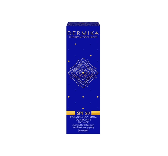 Dermika Luxury Neocollagen kolagenowy krem ochronny anti-age SPF50 50ml