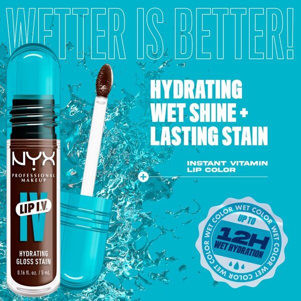 NYX Professional Makeup Lip IV vlažilni sijaj za ustnice odtenek 06 Espresso Soak