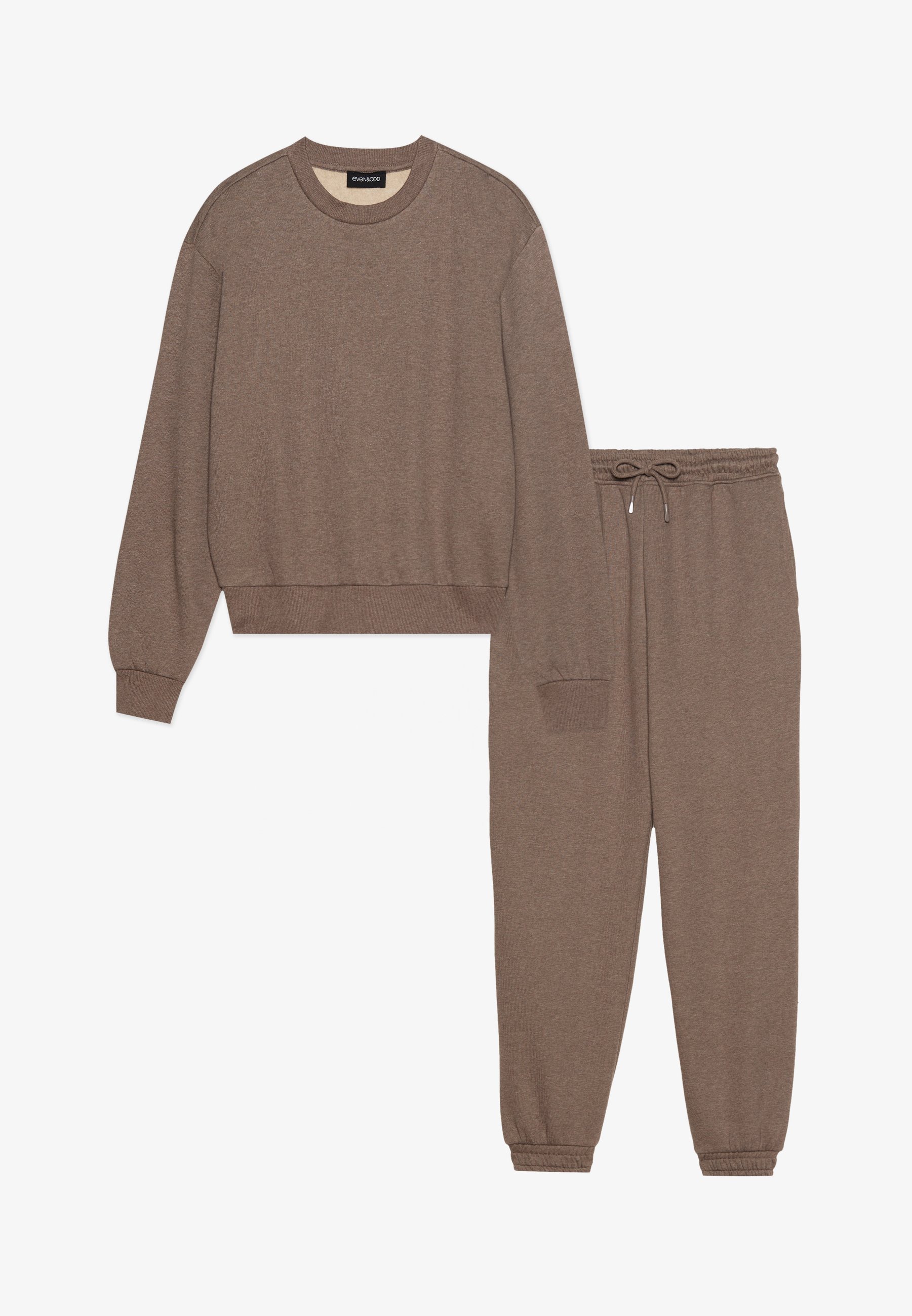 Even&Odd SWEATSET - Trainingsbroek - gemêleerd bruin