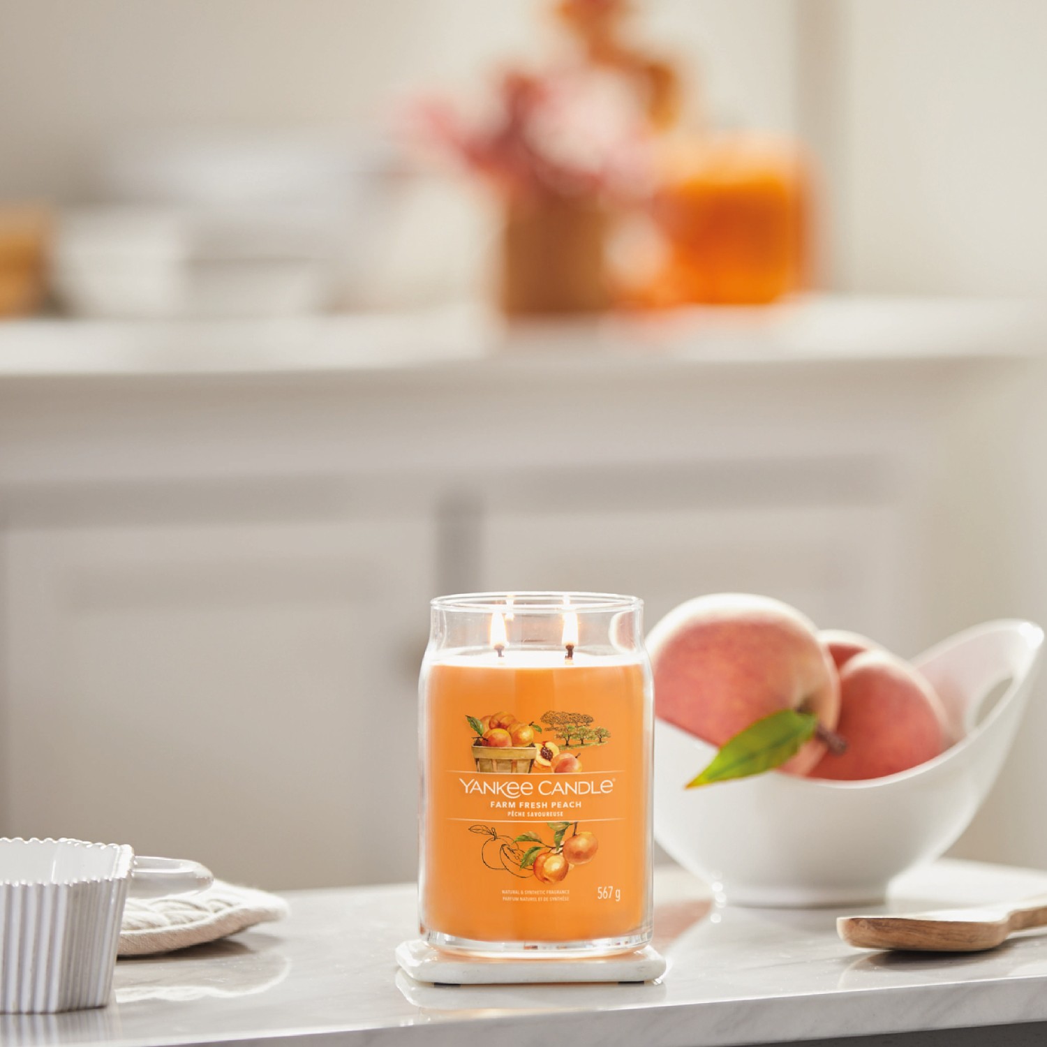 YANKEE CANDLE Grande Jarre Pêche Savoureuse