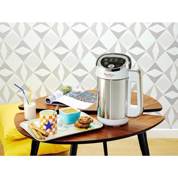 Moulinex Blender chauffant, Easy soup, 1000W, Capacité 1.2L, 5 programmes automatiques, maintien au chaud, LM841B10