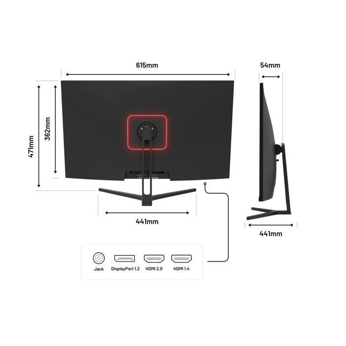 Ecran PC - JAPANNEXT - 31.5