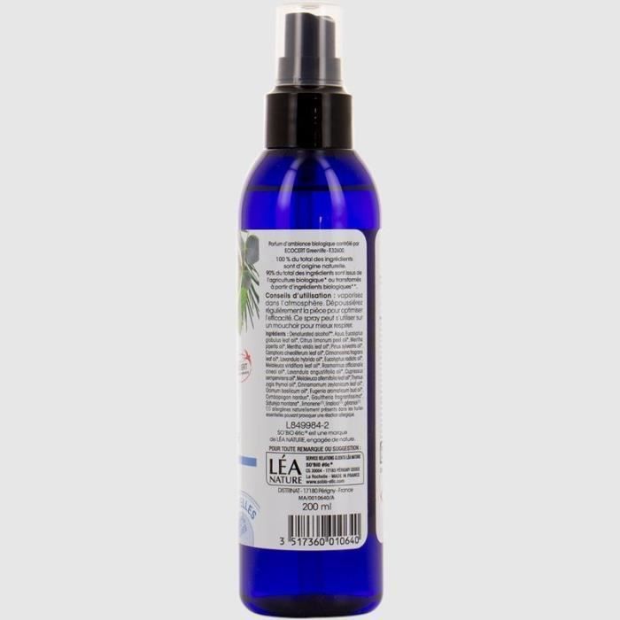 So'Bio Étic Arôma Spray Habitat Purifiant Respiratoire aux 21 Huiles Essentielles Bio 200ml