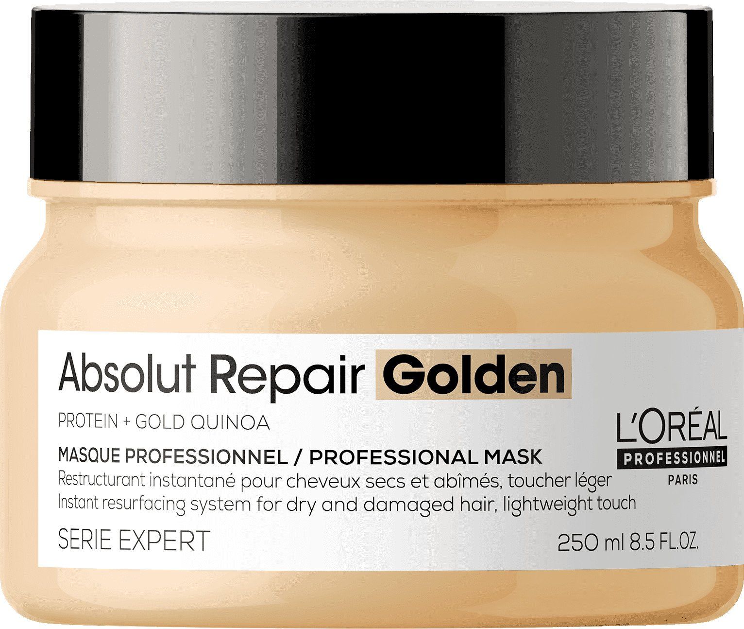 „Absolut Repair Golden“ auksinė kaukė Plaukų kaukės