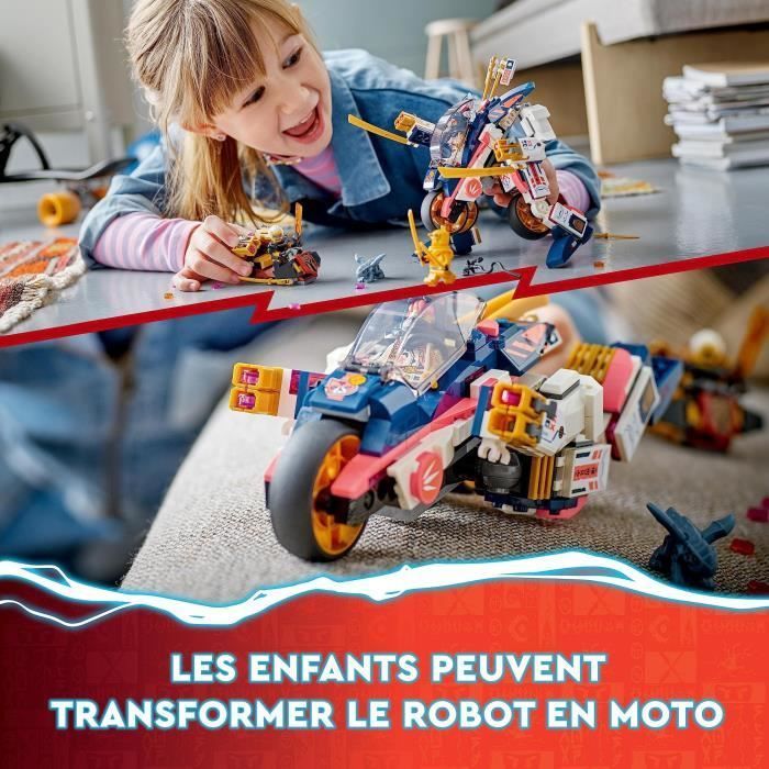 LEGO® NINJAGO 71792 Robot trasformabile di Sora, giocattolo ninja per bambini dagli 8 anni in su