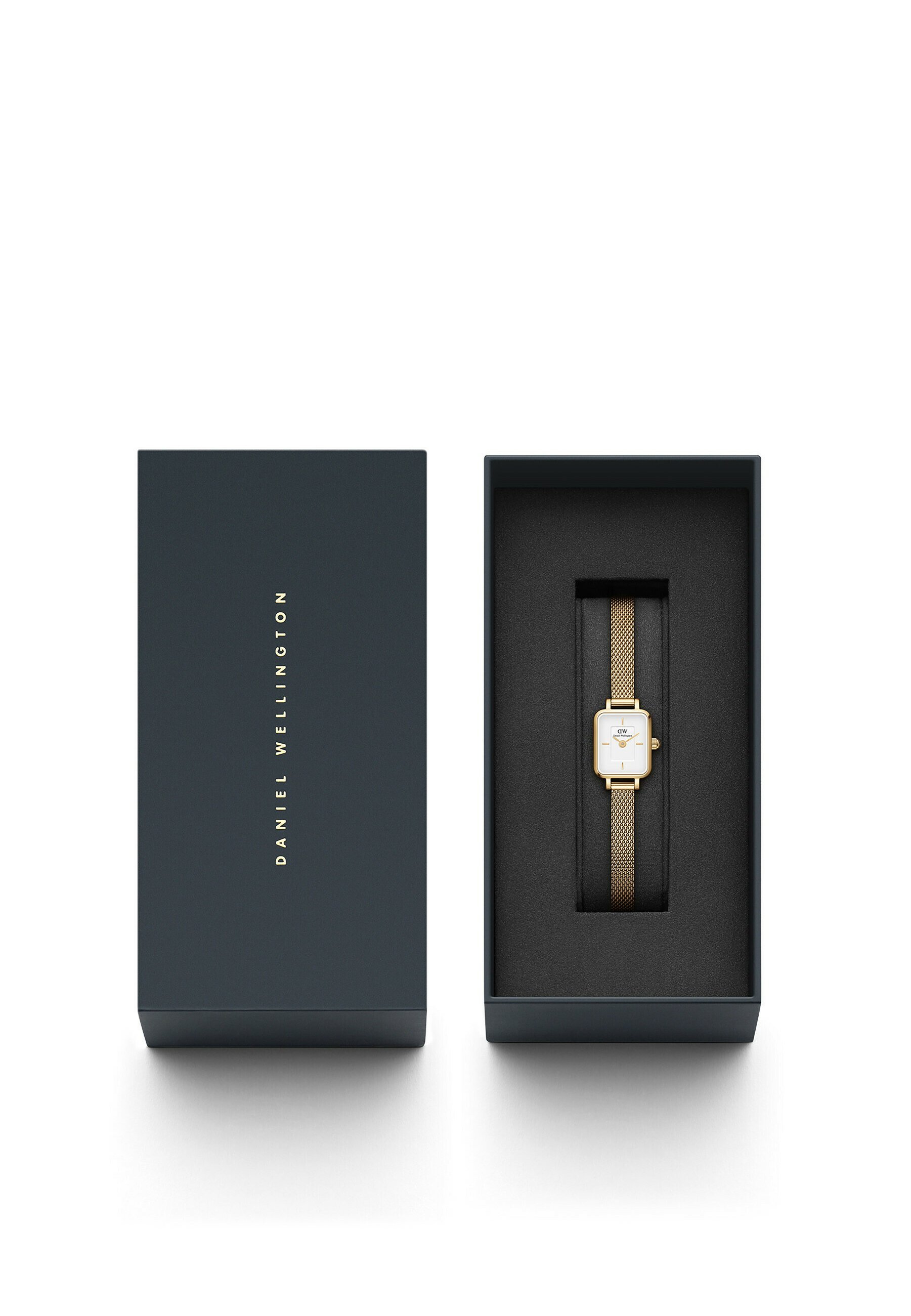 Relógio Daniel Wellington QUADRO MINI EVER - cor dourada