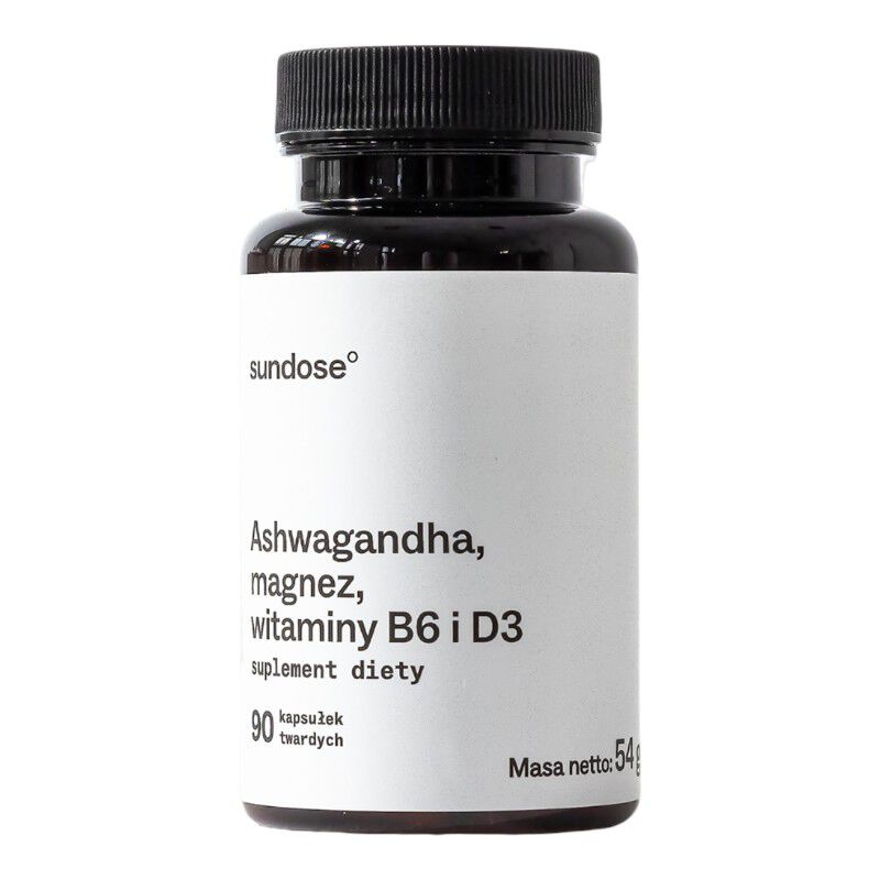 Sundose ASHWAGANDHA, MAGNÉZIUM, B6- ÉS D-VITAMIN