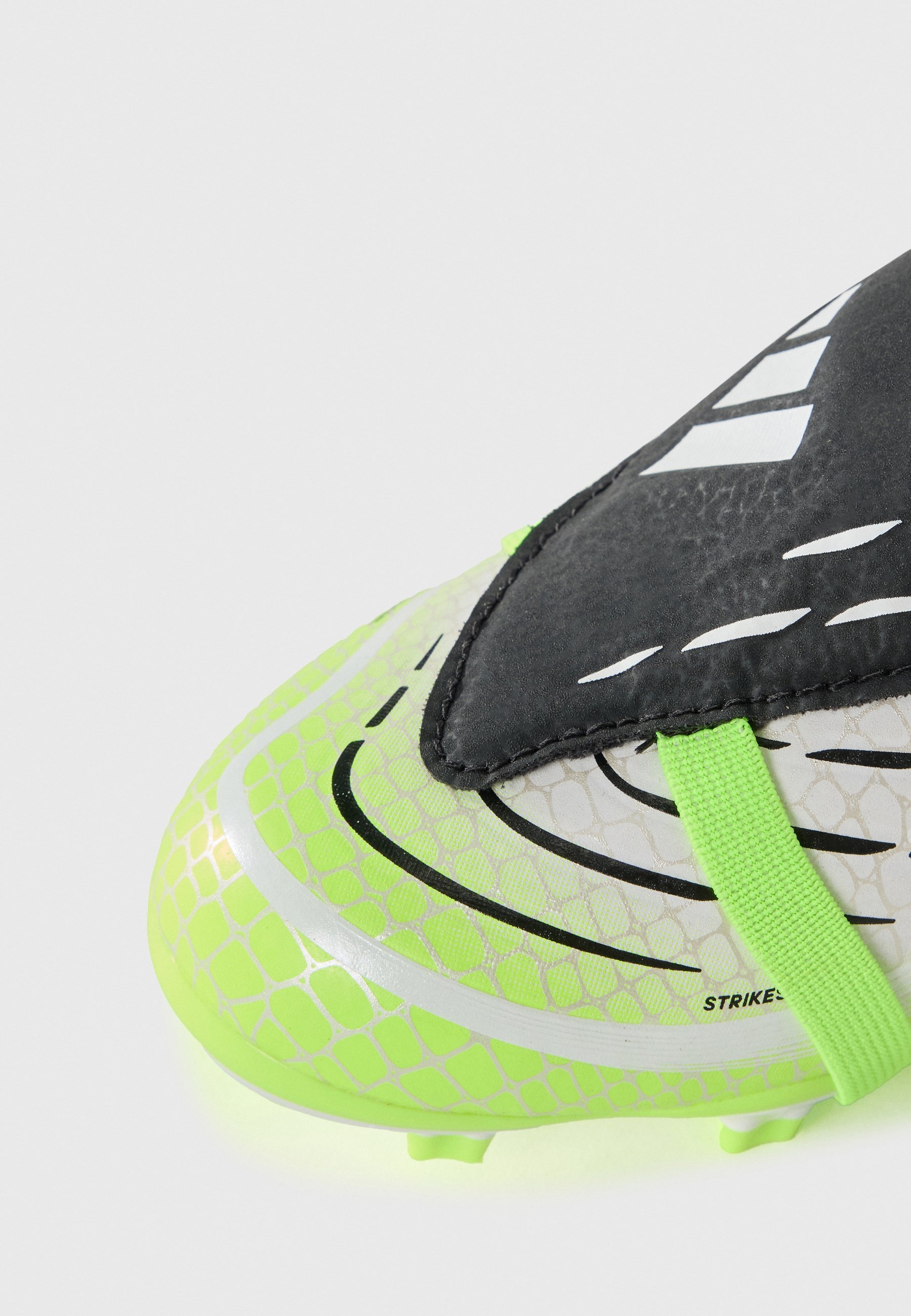 adidas Performance PREDATOR LEAGUE FOLD OVER TONGUE FIRM GROUND/MULTI GROUND KIDS UNISEX - Fußballschuhe für festen Boden - weiß/schwarz/zitronengelb