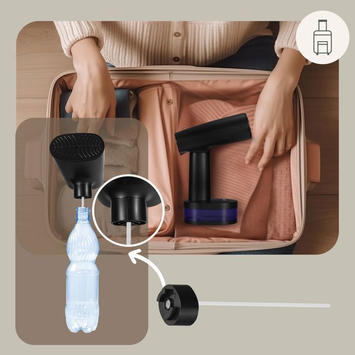 Vaporizador - ZEEGMA - Steamee - Portátil - Pronto em 30 segundos - 1600 W - 370 ml