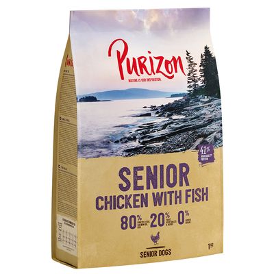 Purizon Senior Kurczak z Rybą – Bez Zbóż