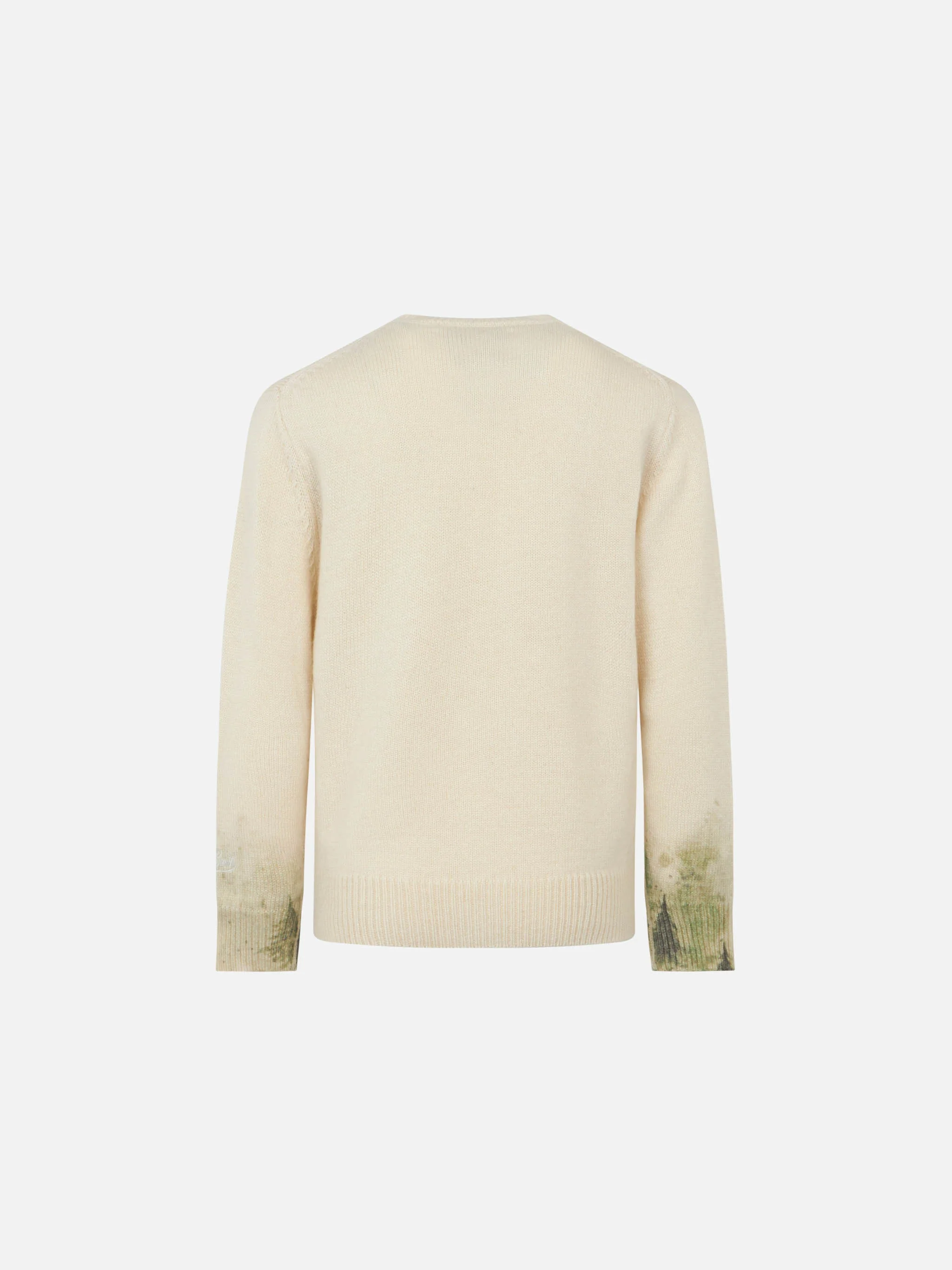 Trui met ronde hals voor meisjes met konijnenprint.