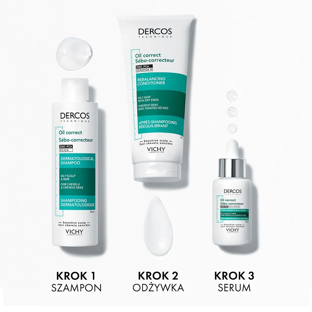 Vichy Dercos Oil Correct Szampon