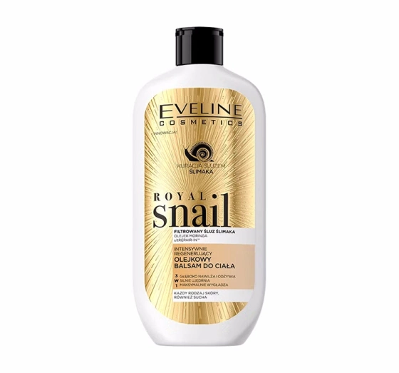 Eveline Cosmetics Royal Snail regenerujący balsam olejkowy do ciała 350 ml