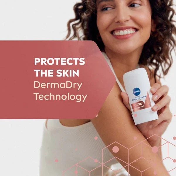 NIVEA Derma Control 96H izzadásgátló dezodor stift 50ml