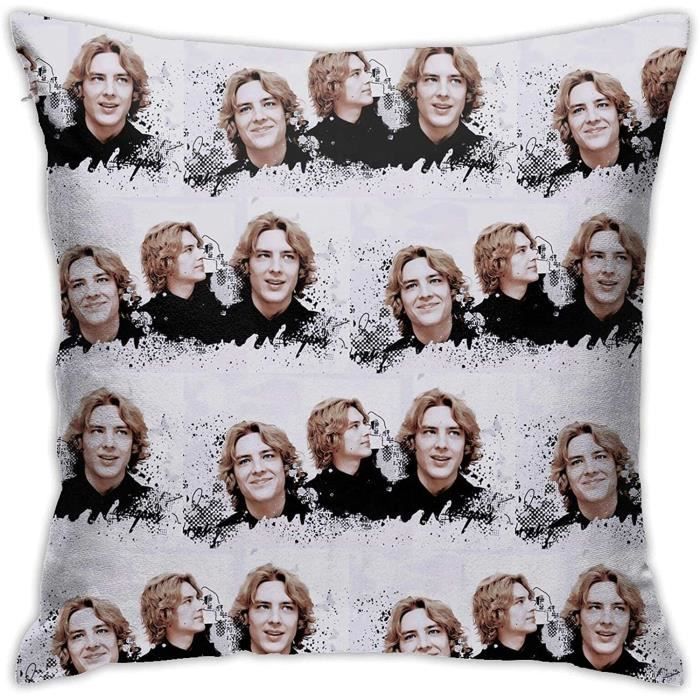 Funda de almohada de poliéster y fibra de algodón - Cody Fern - Rayas - Blanca - 50x75cm