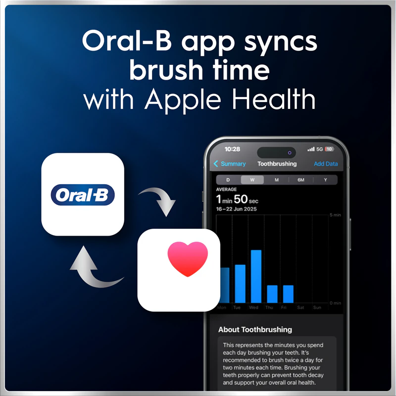 Escova de dentes elétrica Oral-B iO6 Connected Coach com estojo