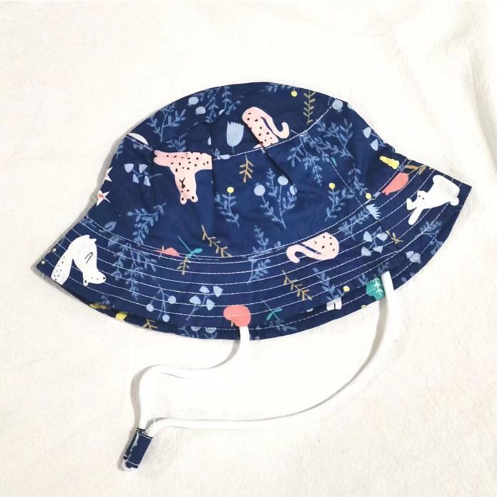 Gorro FUNMOON para niño, gorro de verano para el sol, gorro de playa tipo cubo para bebé, gorro de pescador ajustable - 686121