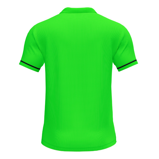 Joma Championship Vi polo marškinėliai trumpomis rankovėmis, fluorescencinės žalios spalvos, juodos spalvos