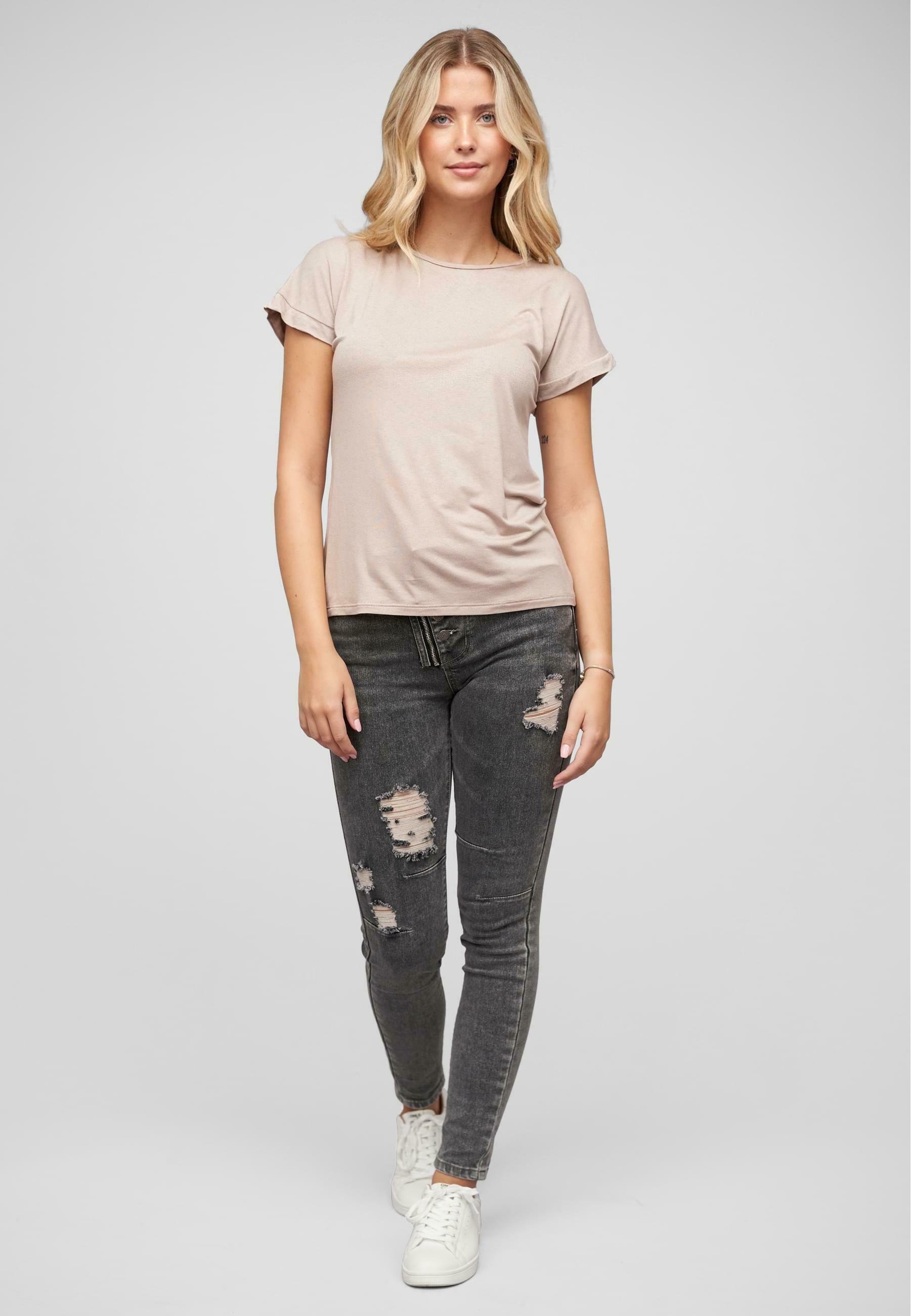 Cloud 5ive Basic T-shirt - beige