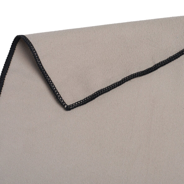 Sporthandtuch, 2er Set, 50 x 100 cm, taupe