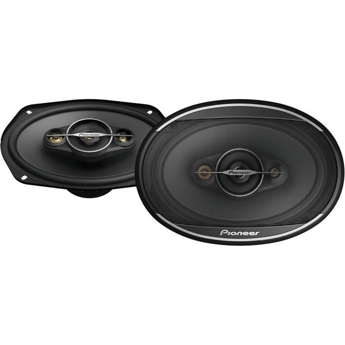 Altavoces coaxiales para coche Pioneer TS-A6961F de 4 vías - 450 vatios - Sensibilidad de 92 dB - 29 Hz a 28 kHz