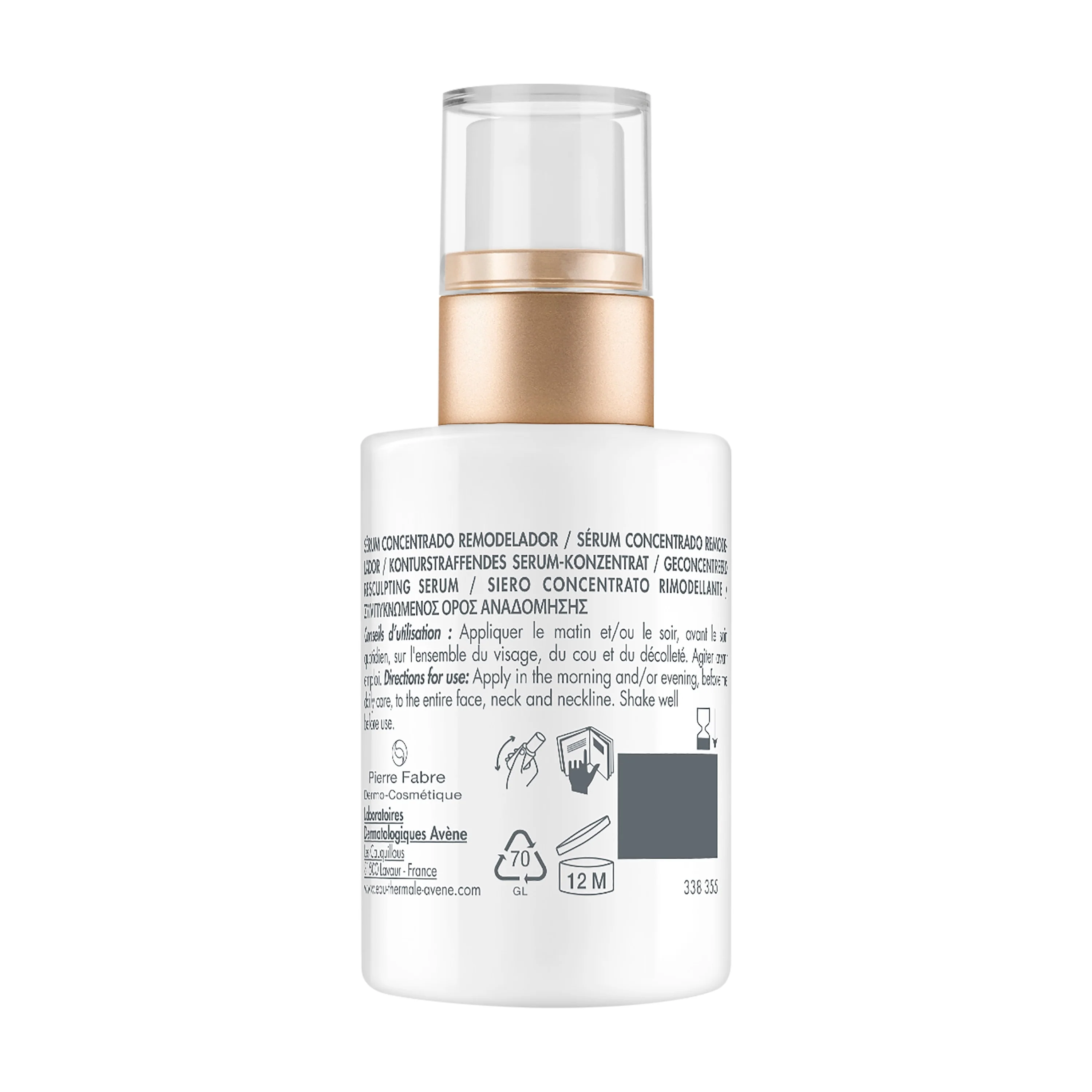DermAbsolu Siero Concentrato Rimodellante - Siero viso antirughe, Siero viso effetto globale