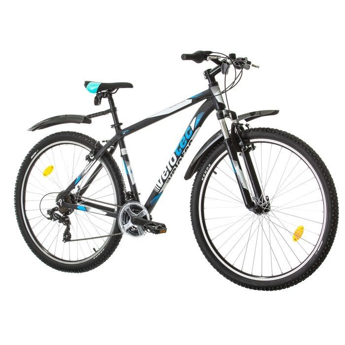 VTT 29'' Cadre Aluminium - Fourche Télescopique - 21 Vitesses avec équipement Shimano ( Dérailleurs, roue libre et poignées )
