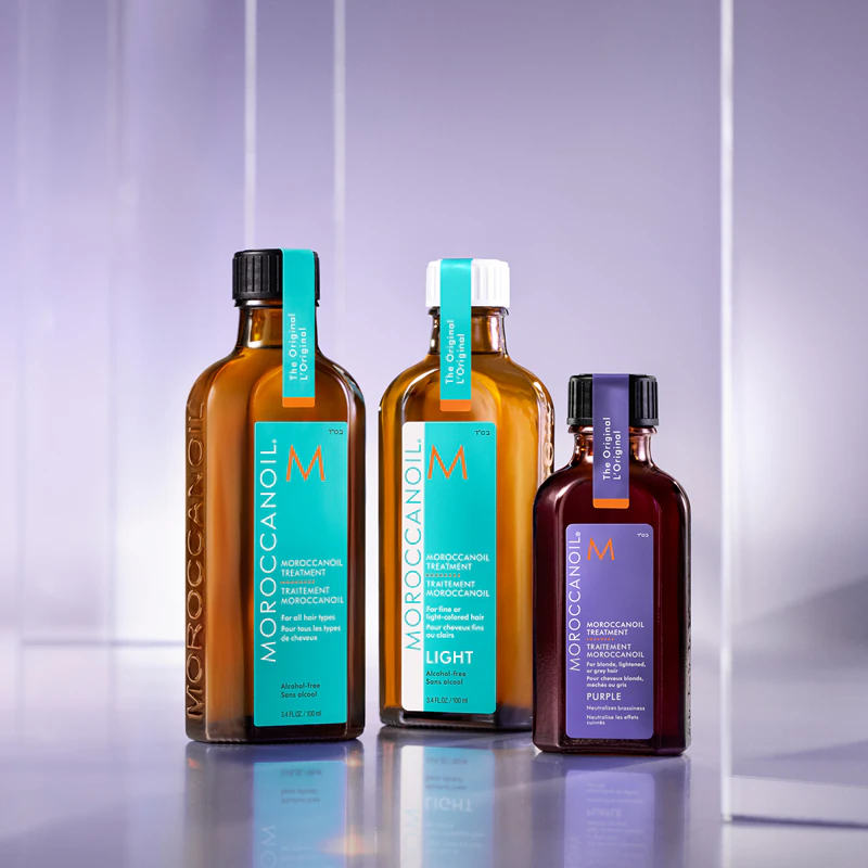 Moroccanoil Treatment Purple výživný olej pre blond a šedivé vlasy