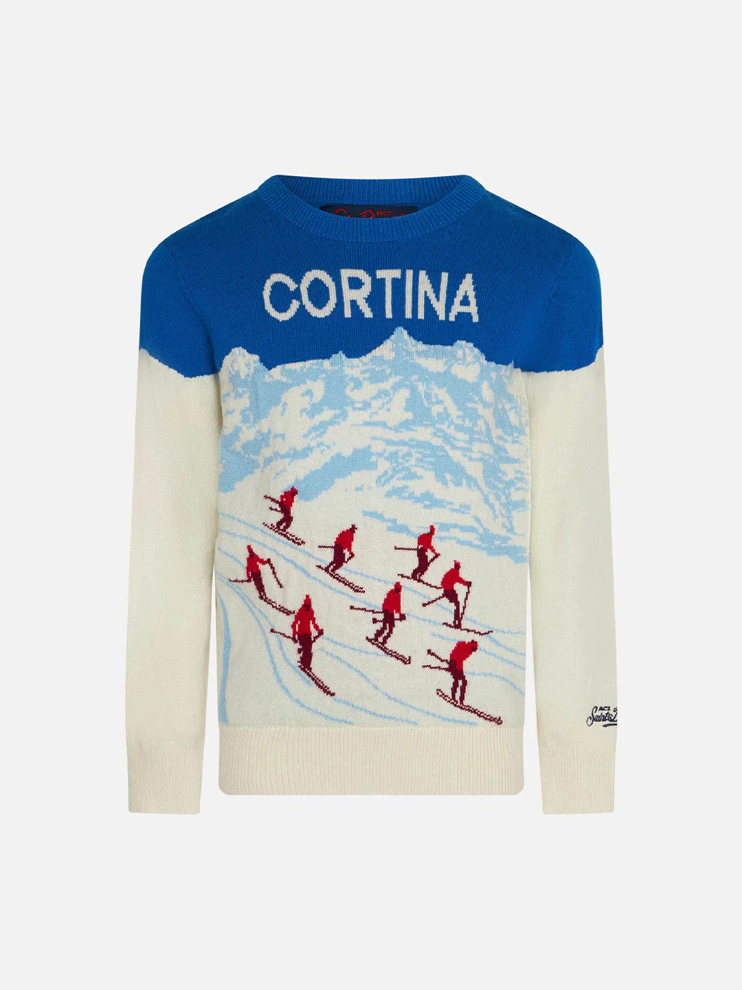 Cortina trui voor kinderen met jacquardprint