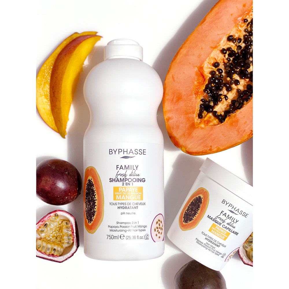 Byphasse Family Fresh Delice Masque Pour Tous Types De Cheveux