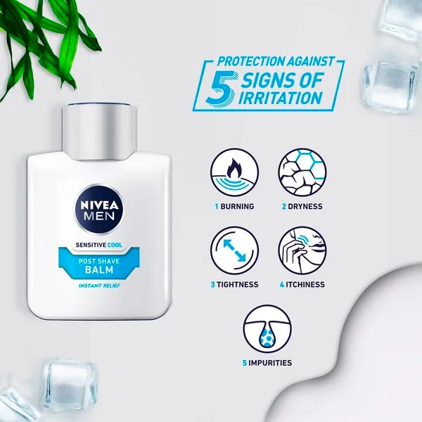 NIVEA Men Sensitive Cool balzam poslije brijanja 100ml - Osjetljiva koža