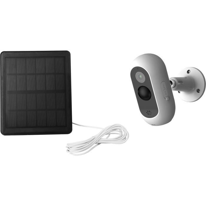 Telecamera Wi-Fi solare LINK2HOME - HD 1080P, angolo di visione di 110°, visione notturna