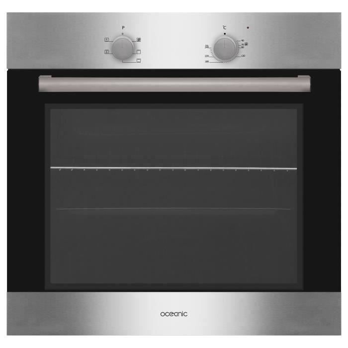 Forno da incasso con pulizia catalitica - riscaldamento ventilato OCEANIC F60IX Acciaio inox - 59,5 x 59,5 x 56,6 cm