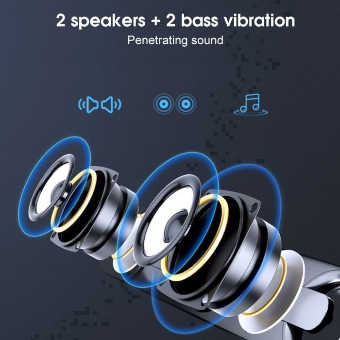Laptop Speaker, Powerful Professional Sound, Universal 3.5mm Jack