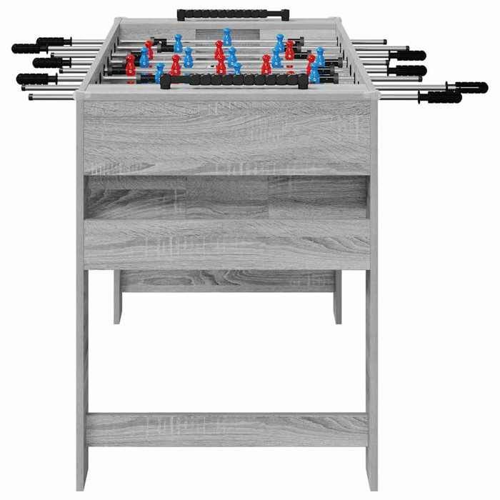 Mesa de futbolín MOT10043-Sonoma Gris 125 x 60,5 x 80 cm