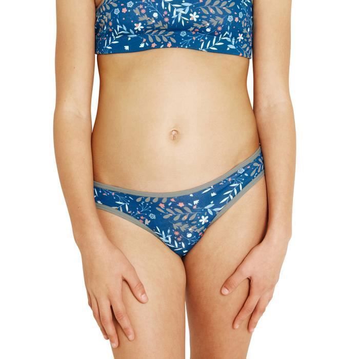 Pack of 3 girls' briefs Ecopack Mode Athena