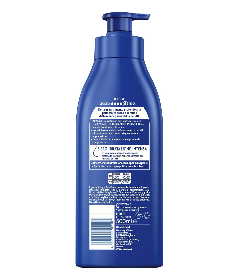 NIVEA Nivea nährende Körpercreme 500 ml für den ganzen Körper